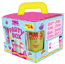 OMG BUBBLE TEA party box, 4 x 220 ml