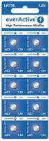 everActive AG3 G3 LR736 LR41 šarminės mygtukinės baterijos, 1.5V, 10 vnt.