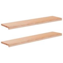 Laiptų pakopos 2 vnt. 120 x 25 x 2 cm Natūrali