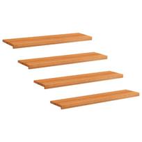 Laiptų pakopos 4 vnt. 110 x 25 x 2 cm Šviesiai rudas