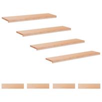 Laiptų pakopos 8 vnt. 120 x 25 x 2 cm Natūrali