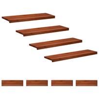 Laiptų pakopos 8 vnt. 100 x 30 x 2 cm Ruda Kietas bukas medis