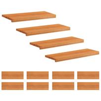 Laiptų pakopos 12 vnt. 80 x 30 x 2 cm Šviesiai rudas