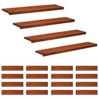 Laiptų pakopos 20 vnt. 120 x 30 x 2 cm Ruda Kietas bukas medis