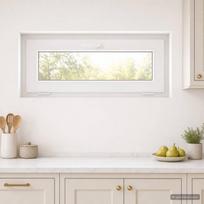 Bendras lango vidinis atspalvis baltas RISOR 95 x 40 cm