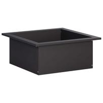 Laužavietės žiedas Juoda 90 x 90 x 25 cm Plienas