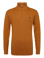 U.S. Polo Assn. - Romeo Reg Cab Hz Uspa M Knit - Golfo kelnės - Ruda