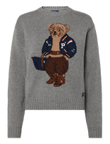 Polo Ralph Lauren - Polo Bear Wool-Cashmere Sweater - Megztinis - Pilka