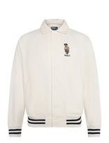 Polo Ralph Lauren - The Bayport Vintage Fit Polo Bear Jacket - Beisbolo striukė - Kreminė spalva