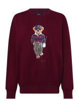 Ralph Lauren Golf - Relaxed Fit Polo Bear Sweatshirt - Sportinis megztinis - Burgundiška splava