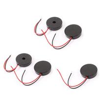 5 vnt.  garso elektroninis pasyvus signalizatorius, juodas, 22 x 4,5 mm DC 2-28V 80Db