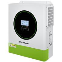 Qoltec Hybrid Off-Grid Solar Inverter 3500W | 100A | 24V | MPPT | BMS | Wi-Fi option | AGM GEL LiFePO4 | Pure Sine Wave | Power factor 1.0