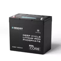 „Renogy Core Mini“ 12 V, 100 Ah LiFePO4 akumuliatorius su „DuoHeat“ savišildymo funkcija