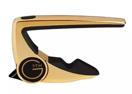 G7th Performance 2 Classical Gold Plate – kapodasteris klasikinės ir flamenko gitarai