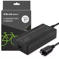 „Qoltec“ greitojo įkrovimo įrenginys elektriniam dviračiui ar motoroleriui 36 V | 42 V | 4 A | „Bosch“ kištukas + maitinimo laidas