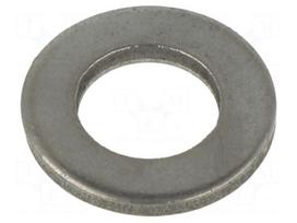 Washer | round | h=2.5mm | M12 | D=24mm | steel | Plating: none