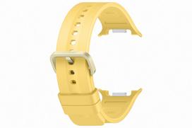 Geltonas „Samsung SNL34SY Sport Band“ laikrodžio dirželis (S/M), skirtas „Galaxy Watch9“ ir „Galaxy Watch8“
