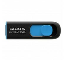 ADATA | USB Flash Drive | UV128 | 256GB | USB Type-A | Black/Blue