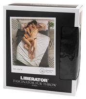 Liberator Faux-Fur Fascinator Black baldas seksui
