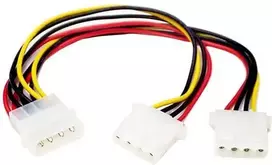StarTech Molex – Molex x2, 0,23 m, daugiaspalvis (PYO2L)