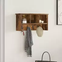Prikabinamas paltas Sieninis Rūkyta ąžuolas 50 x 16 x 26 cm
