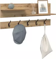 Prikabinamas paltas Sieninis Amatininkų ąžuolas 90 x 15 x 36 cm