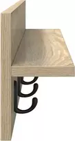Prikabinamas paltas Sieninis Sonoma ąžuolas 80 x 10,5 x 18 cm