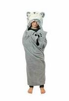 Cozy Noxxiez Blanket Husky -pehmopeitto, harmaa