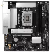 Pagrindinė plokštė Asrock B860M Rock WiFi, Intel, LGA 1851 (Socket V1), Intel Core Ultra (Series 2), DDR5-SDRAM, 128GB, DIMM