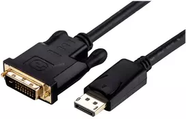 LinkIT DisplayPort į DVI-D 2 m 1920x1080@60Hz, 28 AWG, juoda