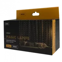 Eco Light Stebuklinga užuolaida 200 LED 2 m x 1 m 3000 K, 5 V nuolatinė srovė
