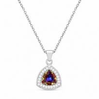 Sidabrinis pakabukas „Elemental Magic (Volcano)“ su Swarovski® kristalais