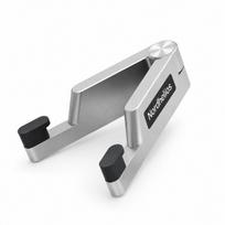 Telefono laikiklis Nešiojamas sulankstomas V formos metalinis telefono ir planšetinio kompiuterio stovas, sidabrinis, Nordhelios