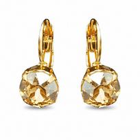 Auskarai „Glory (Golden Shadow)“ su Swarovski® kristalais