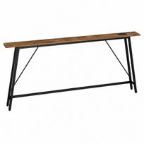 Konsolinis staliukas su įkrovimu, 180 cm, rudas, 1 vnt., Tools required for assembly come with the product.
