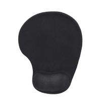 Gaming Mouse Pad With Built-in Gel Wrist Rest Strong Support For Gamers Gel Wrist Support Mouse Pad black