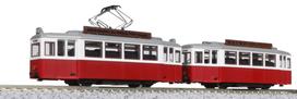 KATO N vėžės Mytram Classic RAUDONAS modelinis traukinys 14-806-3 gray