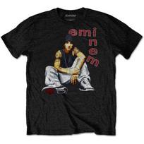 Eminem Letters TShirt Black New S gray
