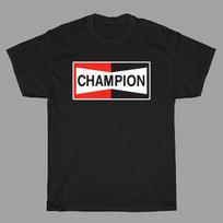 Champion žvakė Automobilinė Vyriški juodi S-5XL dydžio Unisex marškinėliai S white