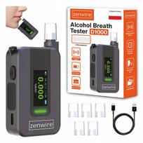 Profesionalus elektrocheminis alkotesteris Zenwire D1000 su 6 antgaliais