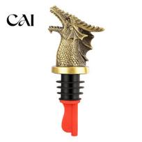 Airtight Wine Bottle Sealer Dragon Head Pourer And Stopper, Resin Spout for Liquor Decorative Bar Tools Bottles, Reusable Preservation Whiskey Spirits