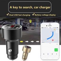 Car GPS Tracker Locator Real Time Tracking Device Dual USB Charger Voltmeter