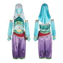 Princess Zelda Cosplay Costume For Women Anime Game Kingdom Tears Halloween Outfit S-m L-xl 2xl-3xl S-M blue