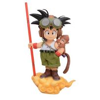 Nauja 16cm Anime Dragon Ball Son Goku figūrėlė su Beždžionės Vaiku Goku Veiksmo Modelis PVC Statulėlė Kolekcijos Papuošalai Modeliniai Žaislai Dovanos brown