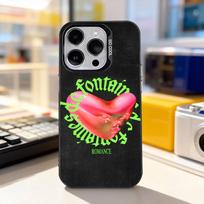 Fontaines DC Meilė Šaunus telefono dėklas iPhone 17,16,15,14,13,12,11,Pro,XS,Max,Plus,Mini,SE4,E Juodas Matinis Atsparus Smūgiams Dangtelis iPhone16pro