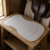Silicone Saddle Pad Easy to Clean Anti Slip Equestrian Gear for Riders, Horse Riding