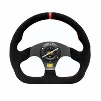 D formos matinio paviršiaus OMP Racing vairas - Universalus tinka modifikuotiems automobiliams black