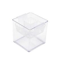 Tulip Bulb Planter Hydroponic Plant Growing Container with Clear Water Reservoir Multi-Hole Hydroponic Planter for Home Gardening Narcissus Hyacinth A white