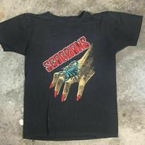 Vintage Scorpions Single Stitch 1980s Cotton Black Unisex TShirt Unisex T-Shirt XXXXL gray