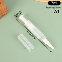 3/5/7ML Scalp Applicator Liquid Pen For Hair Oil Hair Stitching Potion Applicator Cosmetics Empty Bottle Massage Scalp white